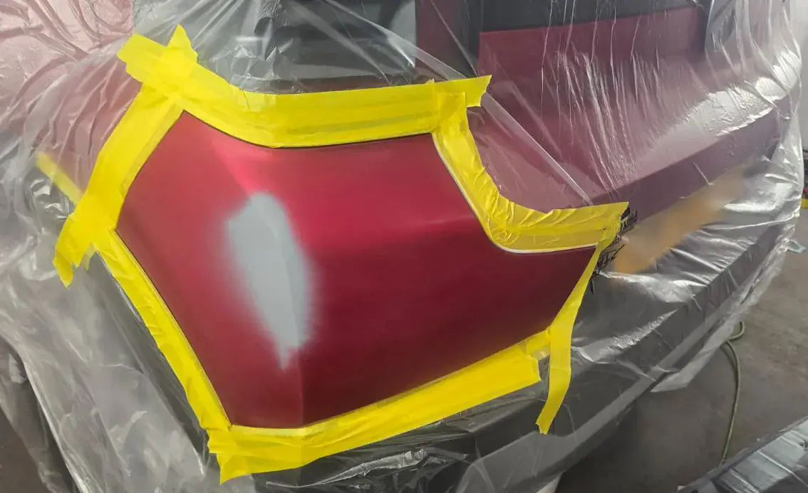 In progress — Expert Bumper Repair for Scuffs, Scratches & Cracks
